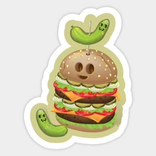 Evil Burger Sticker